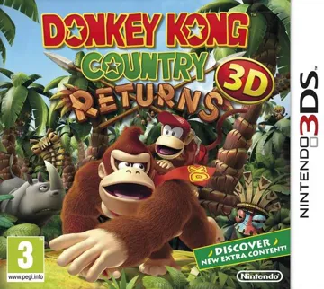 Donkey Kong Country Returns 3D (E) box cover front